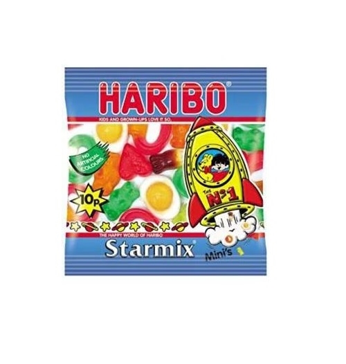 (Gratis ved køb for 200kr) Haribo Starmix - Slik Pose 16g